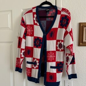 Knitted Spider-Man Cardigan
